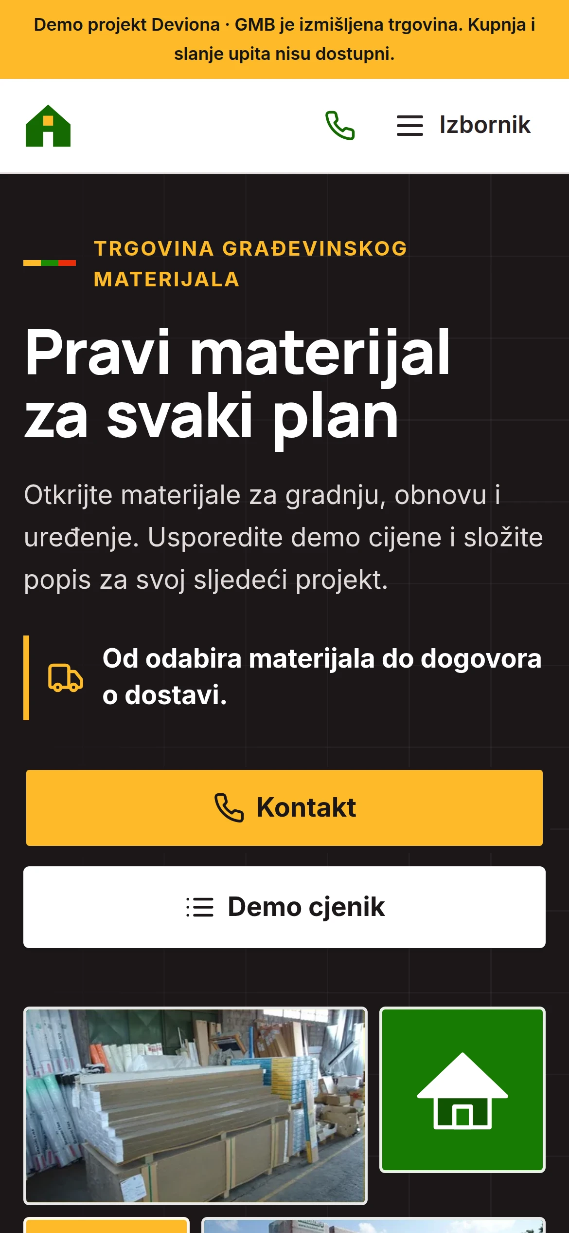 Dodatni prikaz projekta GMB